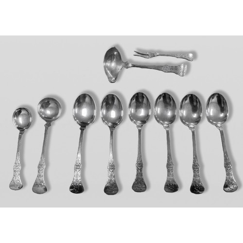 707 - A NORWEGIAN COLLECTION OF SILVER FLATWARE, K.M.KARLSEN