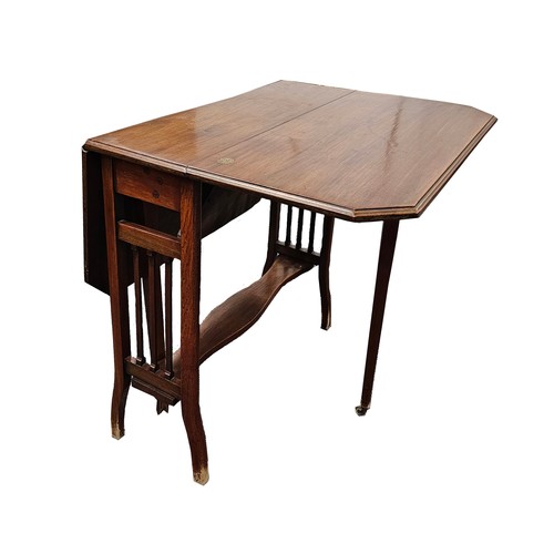 338 - A MAHOGANY SUTHERLAND TABLE, EARLY 20TH CENTURY