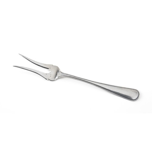 928 - AN ELIZABETH II SILVER PICKLE FORK, LONDON, 1998