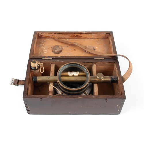 191 - A CASED BRASS THEODOLITE, BOSTROM-BRADY MANUFACTURING COMPANY, ATLANTA