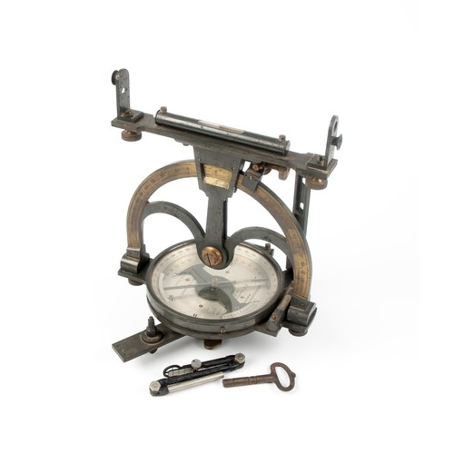 193 - A THEODOLITE, E T NEWTON & SONS