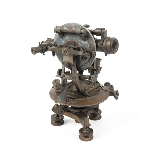 197 - A THEODOLITE, OTTO FENNEL SOHNE, KASSEL, 20TH CENTURY