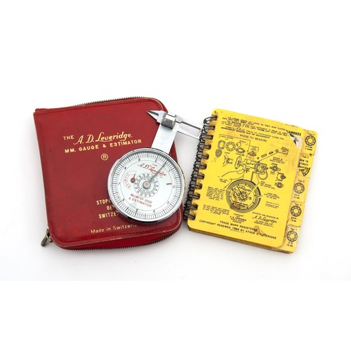 212 - AN A.D. LEVERIDGE JEWELLERS MM GAUGE AND WEIGHT ESTIMATOR, CIRCA 1960