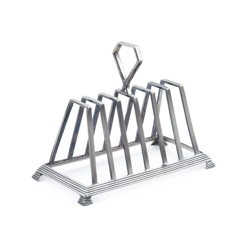 984 - AN ELECTROPLATE TOAST RACK