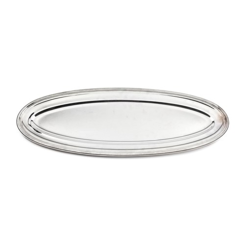 946 - AN ELECTROPLATE TRAY, CHRISTOFLE