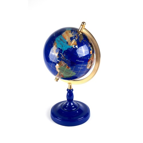 869 - A LAPIS LAZULI GLOBE