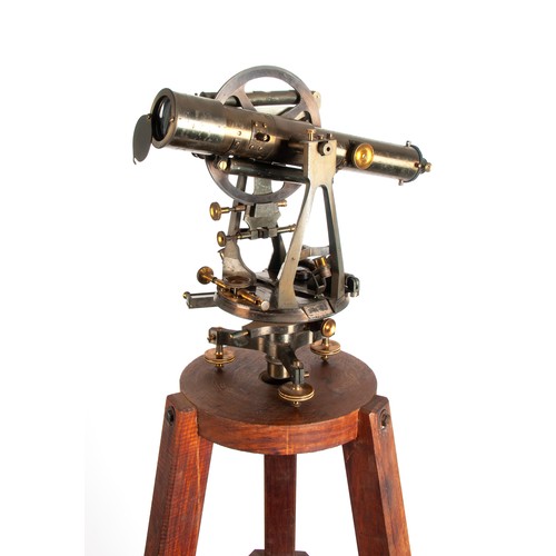 195 - A THEODOLITE, TROUGHTON AND SIMMS, LONDON