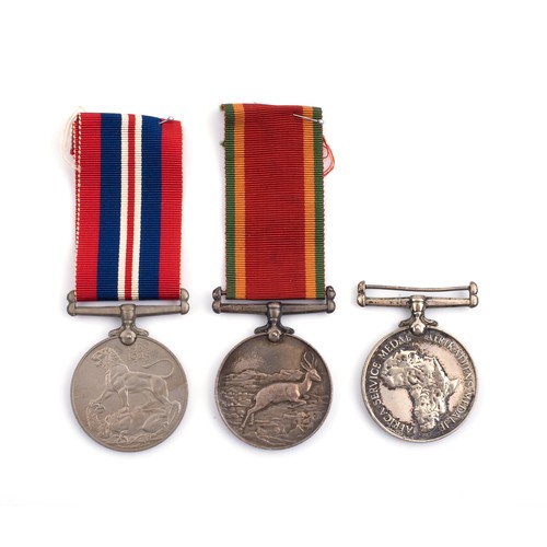 182 - THREE WW2 MEDALS