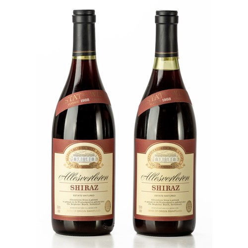 88 - 1988 Allesverloren Shiraz2 x bottles - 750ml