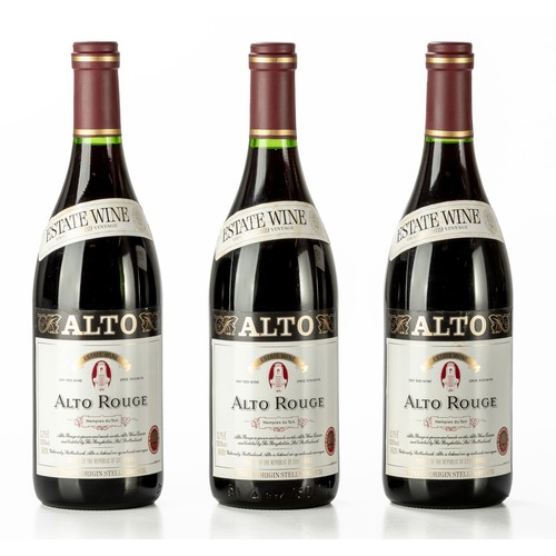 89 - 1989 Alto Rouge 3 x bottles - 750ml