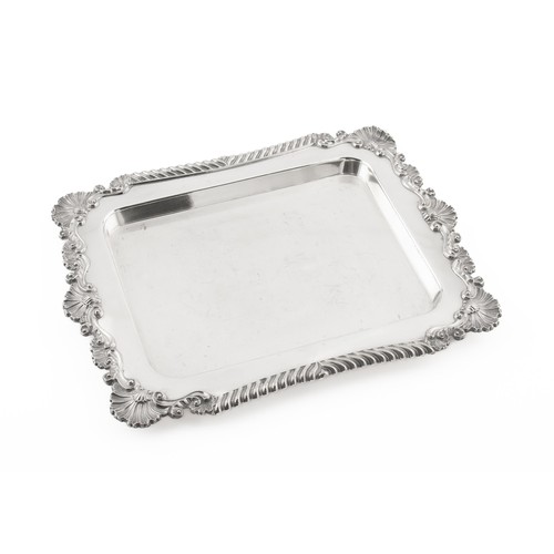 981 - A SHEFFIELD ELECTROPLATE TRAY