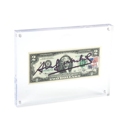 653 - Andy Warhol (American 1928 - 1987) 2 DOLLARS (THOMAS JEFFERSON)