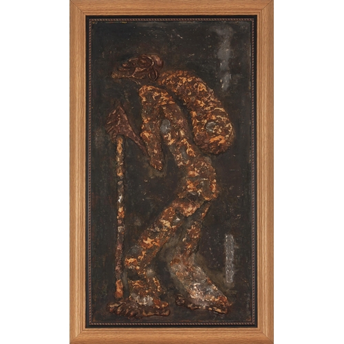 657 - Lucas Tandokwazi Sithole (South African 1931 - 1994) WALKING FIGURE