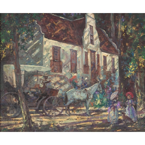 615 - John Henry Amshewitz (South African 1882 - 1942) HORSE AND CARRIAGE