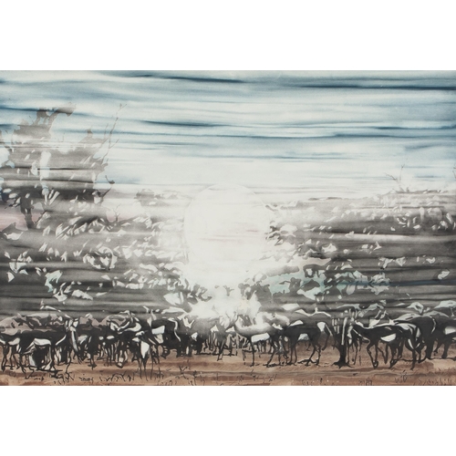 462 - Gordon Frank Vorster (South African 1924 - 1988) HERD OF SPRINGBOK