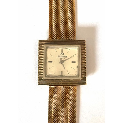 284 - A GENTLEMAN'S SILVANA WRISTWATCH, CIRCA 1980