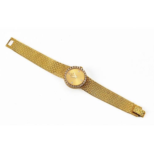 290 - A LADIES GOLD WRISTWATCH, PIAGET