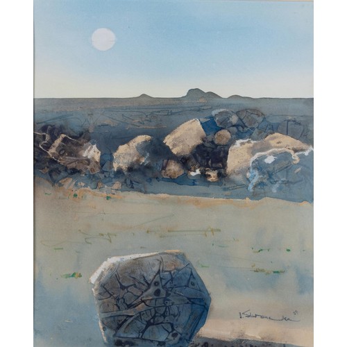 439 - Ulrich Konrad Heinrich Schwanecke (South African 1932 - 2007) DESERT MOON