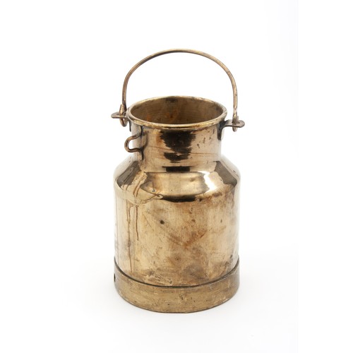 230 - A BRASS MILK URN