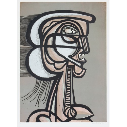 477 - Cecil Edwin Frans Skotnes (South African 1926 - 2009) LONG NECK FIGURE