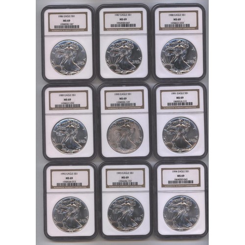 A CASED SET OF 'SOUTH AFRICAN HISTORICAL MINT ' SILVER COINS