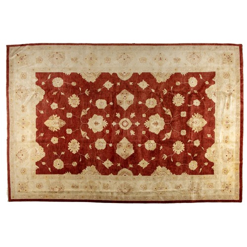 495 - A CHOBI RUG, IRAN 427 by 290cm