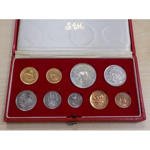 A SOUTH AFRICAN LONG PROOF SET, 1970