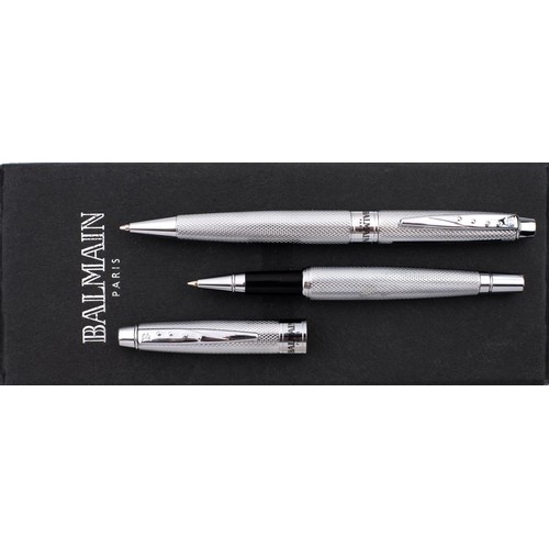 85 - A BALMAIN PEN AND PENCIL SET, PARIS