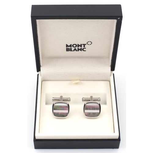 65 - A PAIR OF MONTBLANC CUFFLINKS