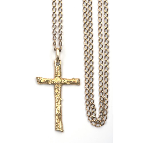 1321 - A CROSS PENDANT AND CHAIN