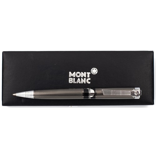 71 - A MONTBLANC ROLLERBALL SNOWCAP STAR PEN