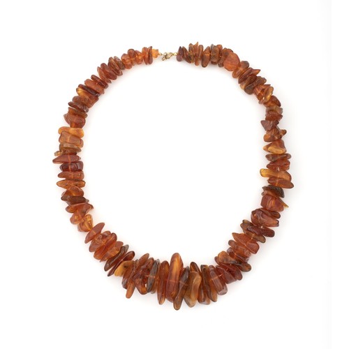 1218 - AN AMBER NECKLACE