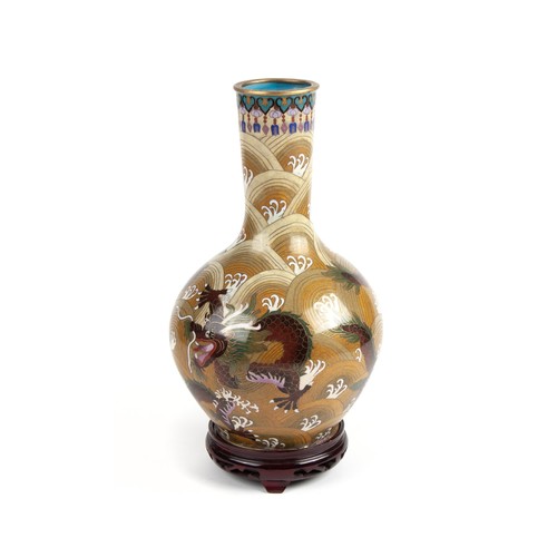 720 - A JAPANESE CLOISONNE VASE