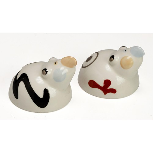 815 - A PAIR OF SALT AND PEPPER SHAKERS, VILLEROY AND BOCH