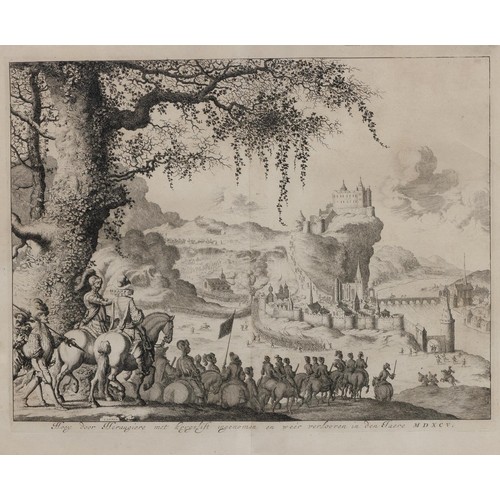 375 - JBC Chatelain (French 1710 - 1771) BATTLE SCENE