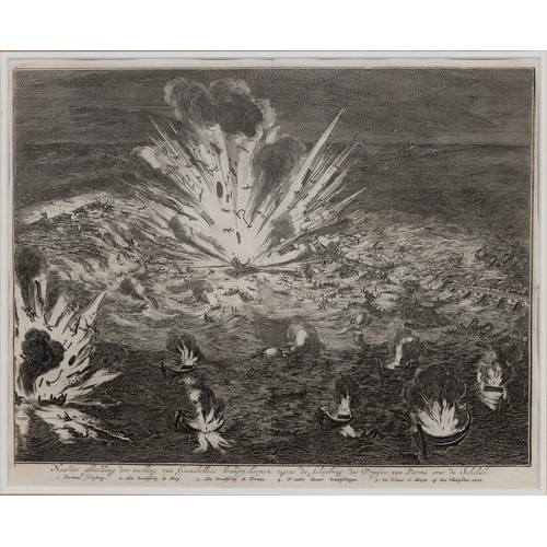 373 - Jan Luyken (Dutch 1649 - 1712) EXPLOSION