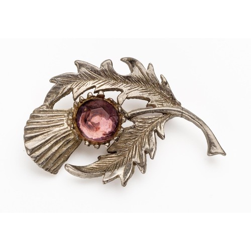 1185 - A SCOTTISH THISTLE BROOCH