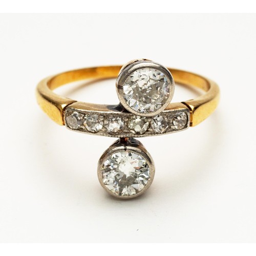 1002 - A DIAMOND DRESS RING, 1.00 CARATS