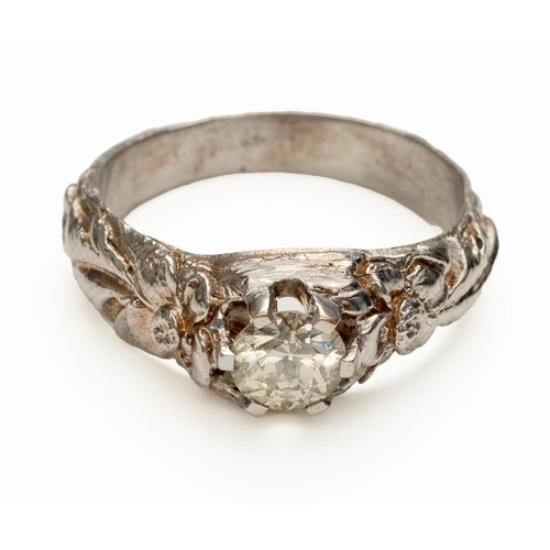 997 - A DIAMOND DRESS RING, 0.50 CARATS