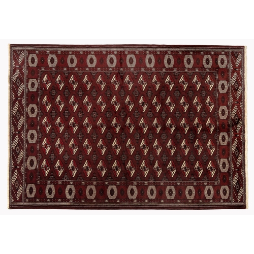 104 - A TURKOMAN RUG 331 by 228cm