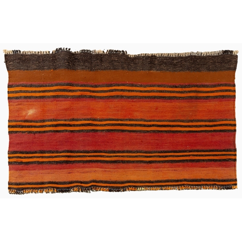 196 - A KURDISH KILIM&nbsp;151 by 81cm