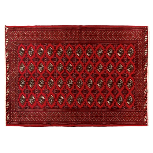232 - A TURKOMAN RUG&nbsp;295 by 200cm