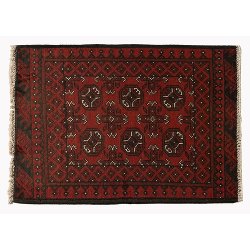 365 - AN AFGHAN&nbsp;109 by 82cm