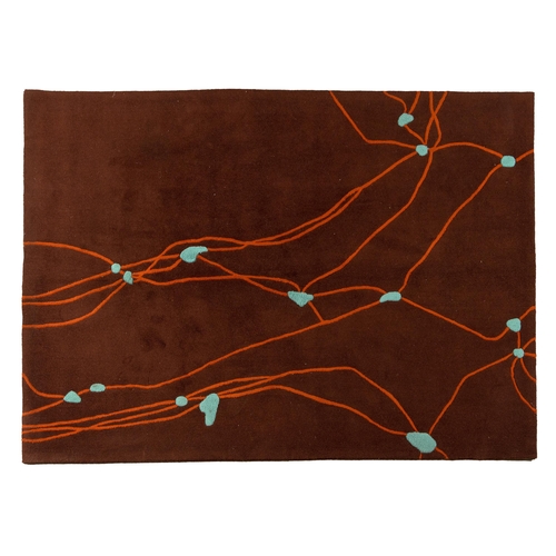 369 - A MODERN RUG 240 by 170cm