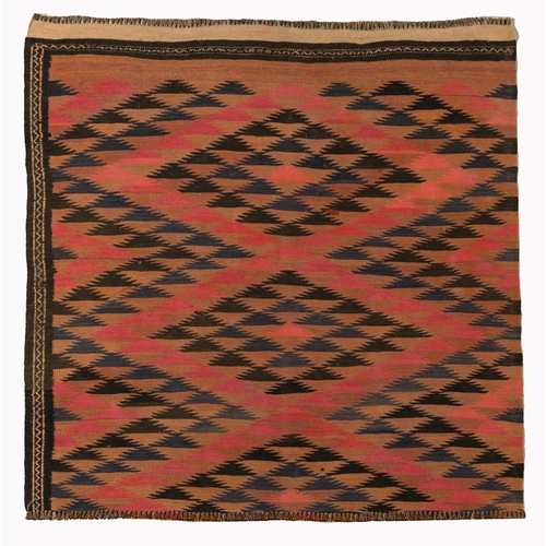 388 - A KILIM 133 by 130cm