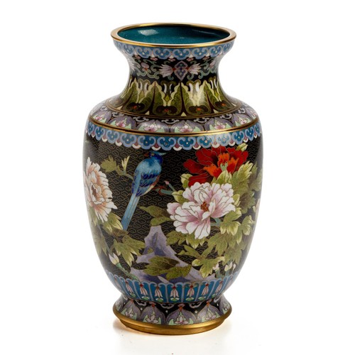 713 - A CHINESE CLOISONNE VASE