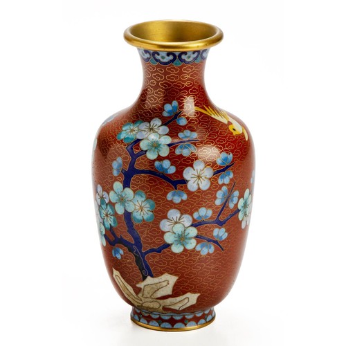 716 - A CHINESE CLOISONNE VASE