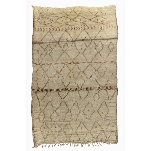 219 - A MAROCCAN RUG&nbsp;320 by 151cm