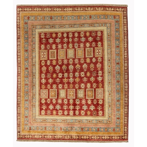 392 - A KASHKULI RUG 164 by 132cm