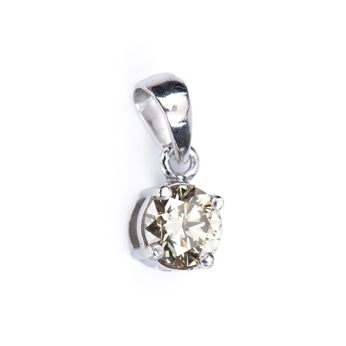 1318 - A DIAMOND PENDANT, 0,36 CARATS